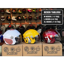 Motohat Çocuk Kaskı Ece 22.06 Sertifikalı / Yarım Kask / Sadece 600GRAM Ekstra Hafif ve Konforlu