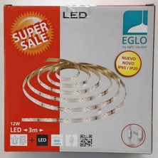 Eglo Alegria 75477 LED Şerit/tira Seti 3 Metre 12W 900 Lümen IP65 Beyaz Işık LED Şerit Hazır Paket
