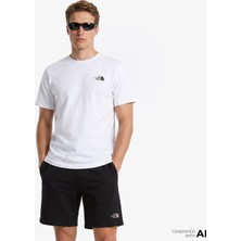 The North Face Blanca Regular Short Sleeve  Erkek Beyaz T-Shirt.-