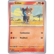 Litleo 015/131 - Prismatic Evolutions - Pokemon Kartı (Mint)
