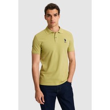 U.S. Polo Assn. Erkek Lila Slim Fit Polo Yaka Basic Tişört 50326920-VR016