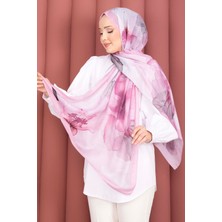 ECN Rose Desen Şal Serisi Pembe