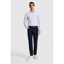 U.S. Polo Assn. Erkek Lacivert Kanvas Pantolon 50326183-VR033