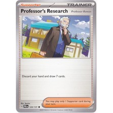 Professor's Research: Professor Rowan 124/131 - Prismatic Evolutions - Pokemon Kartı (Mint)