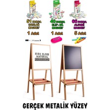Premini Manyetik Eğitici Ahşap Çocuk Yazı Tahtası, Güvenli ve Eğlenceli Öğrenme