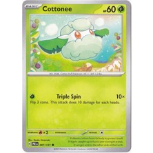 Cottonee 007/131 - Prismatic Evolutions - Pokemon Kartı (Mint)