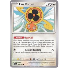 Fan Rotom 085/131 - Prismatic Evolutions - Pokemon Kartı (Mint)