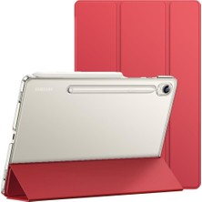 MobaxAksesuar Samsung Galaxy Tab S9 X710 X716 X718 Kılıf Pu Deri Smart Standlı Case(12.4inç Değildir)