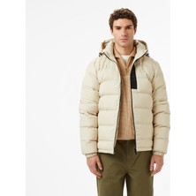 Lacoste Erkek Regular Fit Açık Kahverengi Mont
