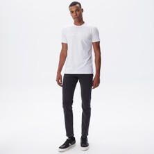 Lacoste Erkek Slim Fit Gri Jean Pantolon