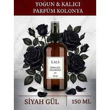 Siyah Gül Kolonyası 150 ml Yoğun ve Kalıcı 80 Derece Parfümlü Kolonya.