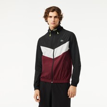 Lacoste Active Erkek Kapüşonlu Renk Bloklu Renkli Mont