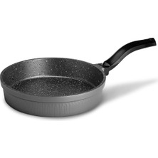 UltraMint 24CM Granit Döküm Tava, Dayanıklı ve Şık Mutfak Gereci