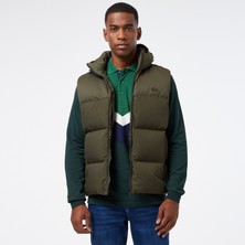 Lacoste Erkek Kapüşonlu Koyu Yeşil Şişme Yelek