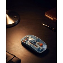 Hace Bazaar 800 1600 Dpı Ayarlanabilir Mavi Kablosuz Mouse Pilli