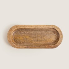 Chakra Raye Ahşap Kayık Tabak 30X13X2.5 cm Natural