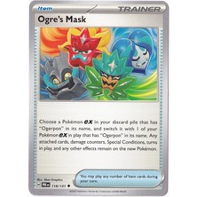 Ogre's Mask 118/131 - Prismatic Evolutions - Pokemon Kartı (Mint)