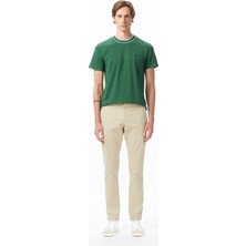 Lacoste Erkek Slim Fit Kahverengi Chino Pantolon