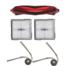 RotRever Robot Süpürge Q8 Max Pro / Q8 Max Pro Plus Robot Süpürge  Aksesuar Seti 5 Parça Hepa Filtreli Plastik Malzeme ile Q8 Max Pro Uyumlu