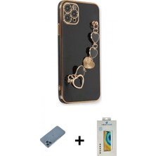 İlk El Grup Pilelistore™ iPhone 11 Pro Max Kılıf Nova Işık Prime - Siyah Polymer Nano Ekran Koruyucu + Shine Kamera Lens Koruma Cam - Mı