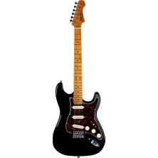 Jet Guitars Jet JS-300 BK SSS Elektro Gitar (Black)