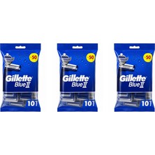 Gillette Blue2 Kullan At Tıraş Bıçağı 10'lu -3 Adet