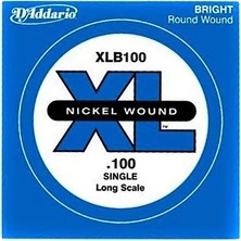 D'addario XLB035 Nickel Wound Long Scale Tek Bas Gitar Teli (.035)