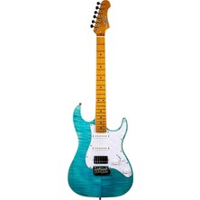 Jet Guitars Jet JS-450 OBL HSS Elektro Gitar (Ocean Blue)