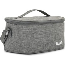 Wia Gri Polyester Termoslu Isı Yalıtımlı Beslenme Çantası 13x24x14 cm – Yemek ve İçecekler için Taşıma Çantası
