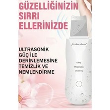 Ciyu Ticaret Süper Ultrasonic Siyah Nokta ve Akne Temizleyici Spatula Şarjlı Cilt Temizleyici Akne Spatulası