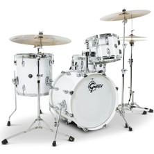 Gretsch Renown 4 Parça 18" Akustik Davul (Piano White)