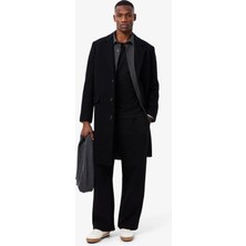 Lacoste Erkek Classic Fit Siyah Kaban