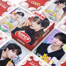 Kpop Dünyası Stray Kıds '' Han '' Çift Yön Baskılı Lomo Card Seti (60 Pcs)
