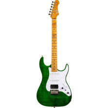 Jet Guitars Jet JS-600 TGR HSS Elektro Gitar (Transparent Green)