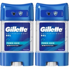 Gillette Clear Jel Power Rush Antiperspirant Deodorant 70 ml 2li Paket 993128