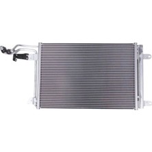 Bzt Volkswagen Jetta- 5- 06/10; Klima Radyatörü 1.4/1.6/1.9 (Brazing) (580X401X16) Alüminyum 1K0820411G