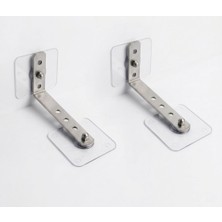 ePhase 2 Set Orta Boy Deprem Güvenliği Kendinden Yapışkanlı Kademeli 5X10CM Mobilya Eşya Dolap Sabitleme Aparatı