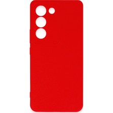 Bezos V30 Lite 4g Kılıf First Silikon - Kırmızı