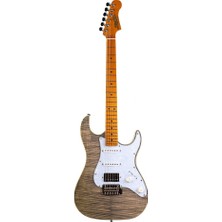 Jet Guitars Jet JS-450 TBK HSS Elektro Gitar (Transparent Black)