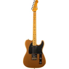 Jet Guitars Jet Jt-30 Elite Gold Sh Elektro Gitar (Metallic Gold)