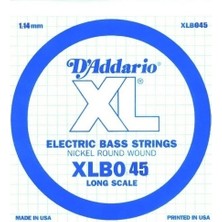 D'addario XLB045 Nickel Wound Long Scale Tek Bas Gitar Teli (.045)