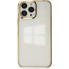 Bezos iPhone 13 Pro Max Kılıf Element Silikon - Gold
