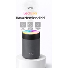 Divex LED Işıklı Hava Nemlendirici - 20 M2 Etkili Ultrasonik Buhar Makinesi - Rgb Aroma Difüzörü