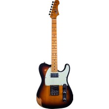 Jet Guitars Jet JT-350 Rlc Sh Elektro Gitar (Distressed Sunburst)