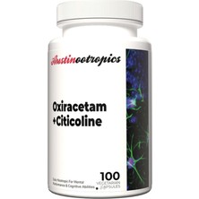 Austinootropics  Oxiracetam + Citicoline  100 Veg Capsul.made In Usa.