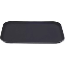 Koçel Rubyfiber Dikdörtgen Kaymaz Kauçuk Yüzeyli Poly Tepsi 43X61 cm (RUB430610)