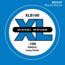 D'addario XLB100 Nickel Wound Tek Bas Gitar Teli (100)