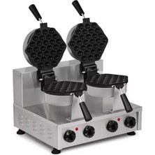 Omake Balls Çiftli Waffle Makinesi, Elektrikli, Dönerli, Zamanlayıcılı OMK.WFL12.E22.0301.Z5F
