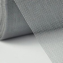 Fixida Fiberglass 120 cm x 30 mt (1 Top = 36 M²) Ebatlarında Menteşeli Sineklik Tülü Gri Renk