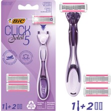 Bic Bıc Click Soleil 5 Kadın Tıraş Bıçağı 5 Bıçaklı 1 Sap + 2 Yedek Başlık